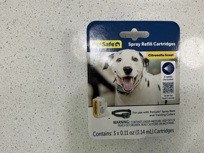 PetSafe Spray Refill Citronella Scent Replacement Cartridges 3 PCK - PAC00-16371 - Image 1 of 3
