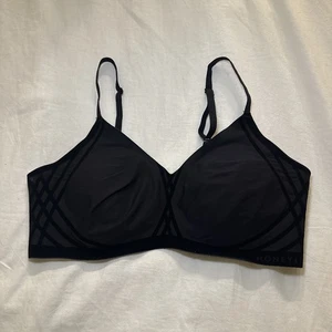 Honeylove Silhouette Bra Women’s Size Medium Wireless Black Convertible B-D - Picture 1 of 6