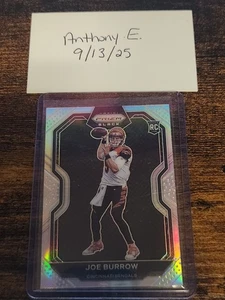2020 PANINI CHRONICLES BLACK PRIZM JOE BURROW SILVER NO. PB-1 - -RARE TO FIND-- - Picture 1 of 3