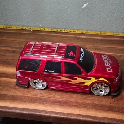 Jada Toys Red SUV Lincoln Navigator Dub City R/C K Kicker No remote untested - Image 1 of 4