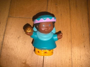 Fisher Price Little People Nativity Replacement Blue Pink Wise Man Figure - Picture 1 of 3