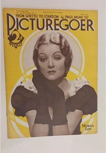 VINTAGE PICTUREGOER MAGAZINE MAY 1933 MYRNA LOY KING KONG THE MUMMY KARLOFF - Picture 1 of 7