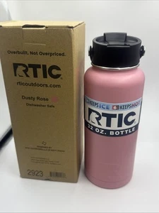 RTIC 32 oz Vacuum Insulated Water Bottle Stainless Steel Metal Rose Pink NEW - Picture 1 of 4