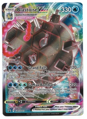Blastoise VMAX SWSH103 SWSH: Sword & Shield Promo Cards Holo Pokemon TCG - NM - Image 1 of 2