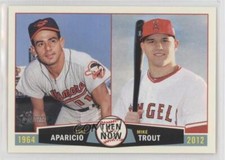 2013 Topps Heritage Then and Now Luis Aparicio Mike Trout #TN-AT HOF