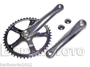 Corona + Braccio Pedivella / Pedali Bici Olanda 46 Denti Alluminio PROWHEEL - Foto 1 di 1