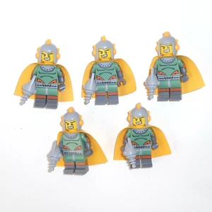 LEGO Series 17 Collectible Minifigure Series Retro Space Hero Man Lot x5 - Picture 1 of 2