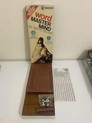 Word Mastermind Board Game Invicta 1975 Vintage Retro - Image 1 of 4