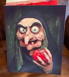 Personaje Disney Blancanieves Bruja Malvada Mesa Exhibición Standee 8 X 10" Alto - Imagen 1 de 2