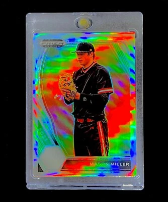 MASON MILLER SILVER HOLO ROOKIE REFRACTOR PRIZM Panini SP Non Auto - PADRES - Image 1 of 4