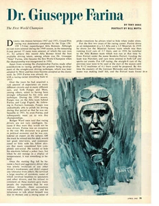 DR GIUSEPPE FARINA ~ ORIGINAL 2-PAGE 1965 ARTICLE / AD - Imagen 1 de 1