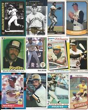 (100) Different Pittsburgh Pirates BB Cards 1976 - 2010 Stargell Clemente