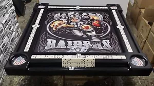 Oakland Raiders Domino Table by Domino Tables by Art - Picture 1 of 7