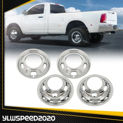 17" Dually Wheel Simulators Dual Skins Fit For DODGE RAM 3500 2003-2018 Foto 1 de 4