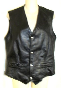 Para Hombre Brooks Cuero Ropa Deportiva Inc Chaleco de Cuero Negro 2 Bolsillos Frontales Talla MEDIANA - Imagen 1 de 13