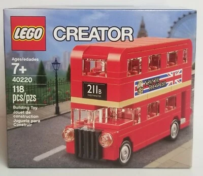 LEGO 40220 Creator Double Decker London Bus - Rare - Retired - New Sealed - Image 1 of 3
