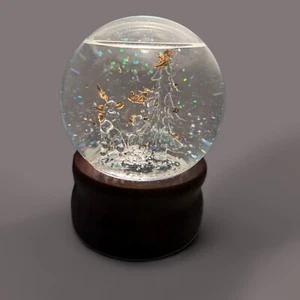 Globo de nieve globo musical iluminado música navideña - luces de 9". - Imagen 1 de 6