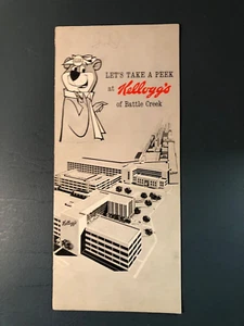 1963 Kellogg's Yogi Bear Brochure turistica Hanna Barbara Cereali Pubblicità - Foto 1 di 13