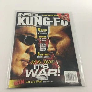Inside Kung-Fu Magazine April 2008 Jet Li vs Jason Statham It's War, Newsstand - Picture 1 of 2