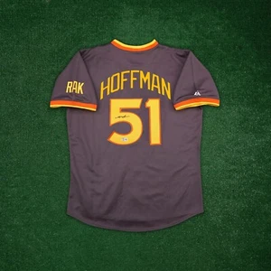 Trevor Hoffman signed 1984 San Diego Padres Cooperstown Brown Away Jersey BAS - Picture 1 of 6