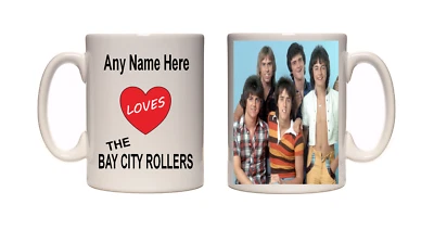 XPRES I Love The Bay City Rollers Mug Personalised Mug Free UK Shipping