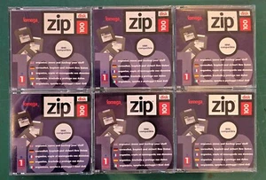 6 x IOMEGA Zip 100Mb Disk Jewel Case - PC format ZIP100 - Bild 1 von 1