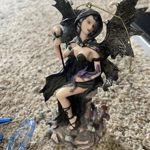 Dark Fairy With Wind Chime - Picture 1 of 6