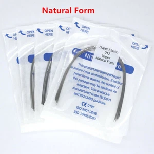 10pks Dental Orthodontic Niti Super Elastic Arch Natural Form Wires Round 12-20 - Picture 1 of 17