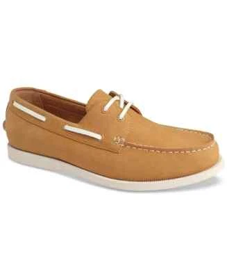 CLUB ROOM ELLIOT ROUND TOE LACE UP BOAT MEN SHOES COLOR SAND SIZE 9.5M NIB - Image 1 of 3