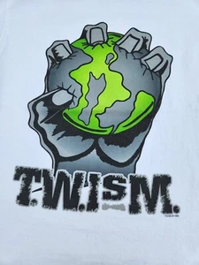 Rare Vtg TWISM Shaq T-shirt Mens XL O'Neal The World is Mine Hip Hop Rap - Picture 1 of 10