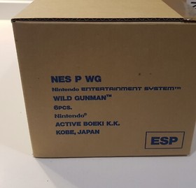 WILD GUNMAN X 6 DISTRIBUTION BOX NINTENDO NES SEALED NEW RARE NUEVA PRECINTADA
