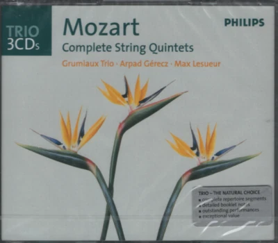 Mozart: Complete String Quintets - Grumiaux Trio u.a. - PHILIPS 3 CD - neu/OVP - Bild 1 von 2