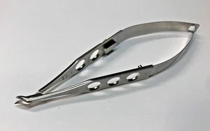 Katena K4-2010 Troutman-Katzin Corneal Scissors w/ Stop Left Strong Curve 4.25" - Picture 1 of 4