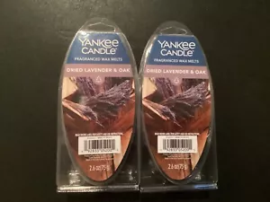 Yankee Candle Dried Lavender & Oak Fragranced Wax Melts 2.6oz 6-Pack *Lot of 2* - Picture 1 of 2
