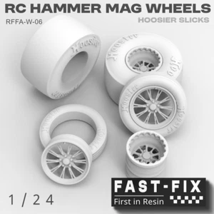 Fast-Fix 24 - RC Hammer-Style Mag Wheels + Hoosier-Style Slicks (RFFA-W-06) - Bild 1 von 10