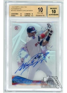 Nomar Garciaparra 2014 Topps High Tek Autograph Card #HT-NG BGS 10 Pristine - Picture 1 of 2