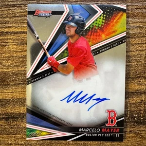 2022 Bowman's Best Marcelo Mayer Best of 2022 Auto #B22-MM Boston Red Sox - Foto 1 di 2