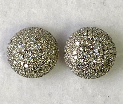 QVC Affinity 0.75ctw Natural Diamond Round Shape Stud Earrings Sterling Silver - Image 1 of 4