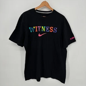 Camiseta Nike Para Hombre Extra Grande Negra LeBron James Witness Gráfica Camiseta Baloncesto - Imagen 1 de 7