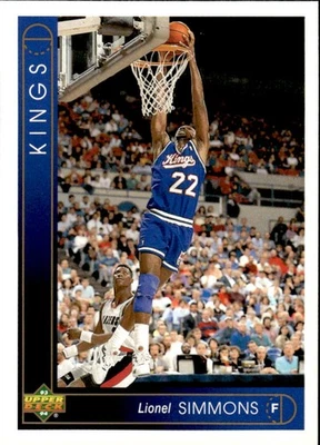 1993-94 Upper Deck #99 Lionel Simmons - Image 1 of 2