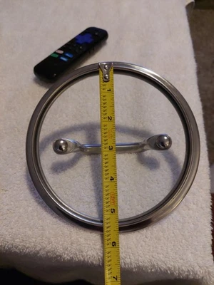 Cuisinart Replacement Glass Lid For Pot Pan 5.5" Inner 6" Outer Rim - image 1 of 4