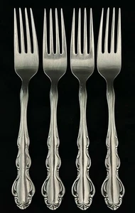 Reed & Barton REGENCY Edelstahl Besteck 7 1/2" SPEISEGABELN 4er Set - Bild 1 von 6