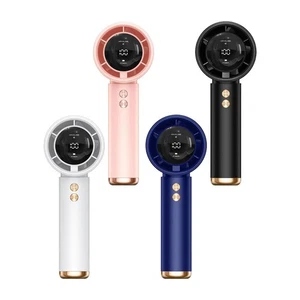 Portable Handheld Fan Mini Turbo Fan USB Rechargeable Lightweight Air Cooling - Picture 1 of 24