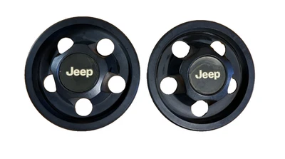 pair 2) JEEP WRANGLER CHEROKEE WAGONEER CENTER CAP HUB SF8952-000-153 - Image 1 of 4
