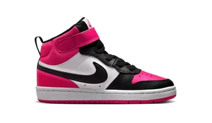 Nike Court Borough Mid 2 (PSV) Zapatos Niñas Jóvenes Rosa Negro Blanco HV0935 100 - Imagen 1 de 10