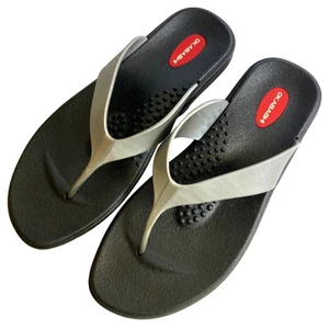 Okabashi Marina Damen-Sandalen Größe ML schwarz Flip-Flop Komfort-Pantoletten Slipper Schuh - Bild 1 von 8