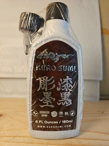 đŸ‘‰Brand New KURO SUMI Japanese Black Outlining Tattoo Ink - 6oz Expires 8-2026 - Picture 1 of 3