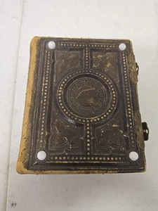 Antiguo álbum de fotos CDV de cuero vacío de la Guerra Civil de la década de 1860 37 fotos - Imagen 1 de 19