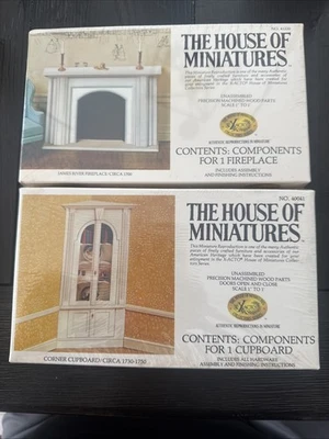 The House Of Miniatures Kit No. 40041 & 41220 Corner Cupboard Circa 1730-1750 - Image 1 of 2