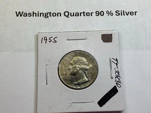 1955 Washington Uncirculated Silver Quarter Toned 092925 66 - Picture 1 of 4